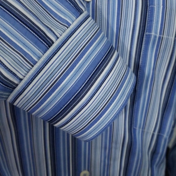 BUGATCHI UOMO Mens Long Sleeve Button Front Sz M - Picture 4 of 8